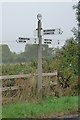 Old Direction Sign - Signpost by Weston Road, Egmanton parish