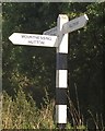 Old Direction Sign - Signpost by Mountnessing Road