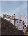 Old Direction Sign - Signpost by the A227, Wrotham Road