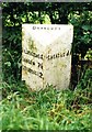 Old Milepost by Uttoxeter Road, Draycott in the Moors