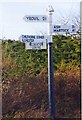 Direction Sign - Signpost at the junction of Tintinhull Road and Main Street