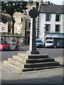 NY9939 : Old Central Cross by the A689, Market Place, Stanhope by Milestone Society