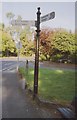 Old Direction Sign - Signpost by Bridle Road, Eastcote Village