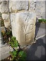 Old Boundary Marker by Lookout, Weymouth parish