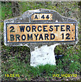 Old Milestone by the A44, Bromyard Road, Rushwick parish