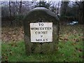 Old Milestone by the A449, Wells Road, Malvern parish