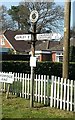 Old Direction Sign - Signpost by Curdridge Lane, Curdridge parish