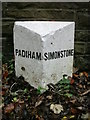 Old Boundary Marker by the A671, Dean Bridge, Padiham