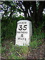 Old Milestone by the B1013, High Road, Hockley parish