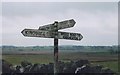 Direction Sign ? Signpost in Capheaton parish