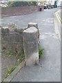 Old Milestone by the A541, High Street, Caergwrle, Hope parish