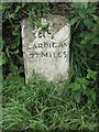 Old Milestone by the A475, Cwmsychbant, Llanwenog parish