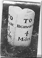 Old Milestone by the A419, Calcutt, Blunsdon St Andrew parish