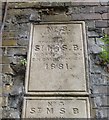 Old Boundary Marker by Coburn Road, Bow Parish