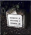 Old Milestone by Norwich Road, Horsham St Faith and Newton St Faith parish