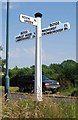 Old Direction Sign - Signpost by the B2100, Wadhurst parish