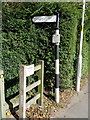 Old Direction Sign - Signpost by Storeton Lane, Barnston