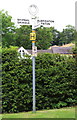 Old Direction Sign - Signpost by Ryton Road, Ryton parish