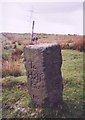 SD9420 : Old Milestone by Reddyshore Scout Gate, Todmorden parish by C Minto