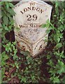 Old Milestone by the A20, London Road, West Malling parish