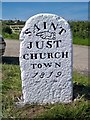 Old Guide Stone by the A3071, Higher Tregerest, Sancreed parish