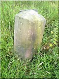 SE1404 : Old Boundary Marker by Round Close Road, Holme Valley parish by Milestone Society