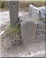 Old Bridge Marker by the A384, Riverford Bridge, Dartington parish