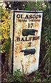 Old Milepost by the A875, northeast of Killearn