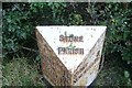 Old Milepost by the A51, Butterhill Bank, Sandon and Burston parish