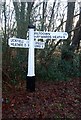 Old Direction Sign - Signpost by Rocks Road, Fletching parish