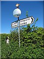 Old Direction Sign - Signpost by the B4364, The Down, Neenton parish