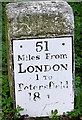 Old Milestone by the A272, London Road, Petersfield parish