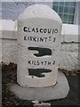 Old Milestone by the A803, Inchwood Cottage, Kilsyth parish