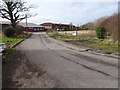 Entrance to small industrial estate near Albrighton railway station