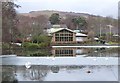 Gun Knowe Loch in winter, Tweedbank