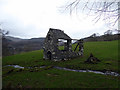 SH7219 : A ruin on farmland near Dolgellau by John Lucas