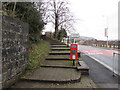 Steps up from Abercynon Road, Ynysboeth