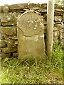 Old Milestone by Humphrey Hill, Thoralby, Aysgarth parish