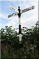 Old Direction Sign - Signpost near Pillar Box Cottage, Pattingham and Patshull parish