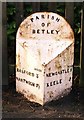 Old Milepost by the A531, Main Street, Betley