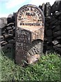 Old Milestone by the A65, Skipton Road, Draughton parish