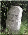 Old Milestone by the A49, Wigan Road, Leyland parish