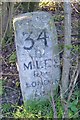 Old Milestone by the B197, south of Jack