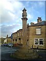 SE1727 : Old Central Cross by Wyke Lane, Oakenshaw, Cleckheaton parish by Milestone Society
