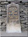 Old Milestone by the A5, High Street, Bethesda parish