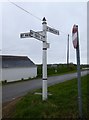 Old Direction Sign - Signpost by Pendoggett, St Kew parish