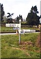 Old Direction Sign - Signpost by the A356, Turnpike Cross, Misterton