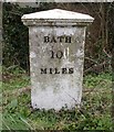 Old Milepost by Rode Hill, Rode parish