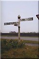 Old Direction Sign - Signpost on the A359 at the north end of Mudford