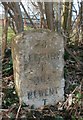 Old Milestone by the B4216, Hazel Farm, Ledbury parish